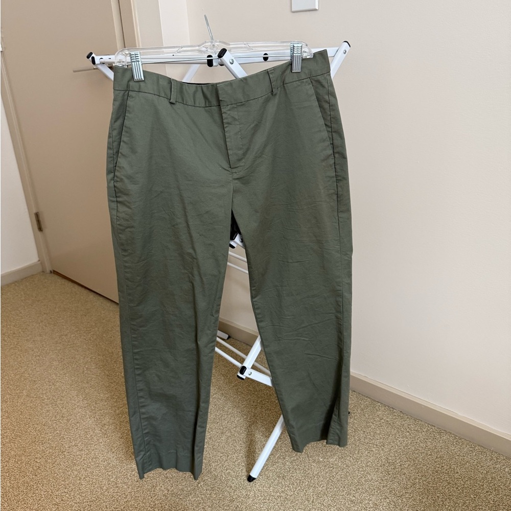 Banana Republic Avery Trousers, Olive Green, Size 10